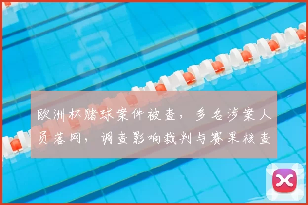 欧洲杯赌球案件被查,多名涉案人员落网,调查影响裁判与赛果核查