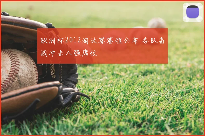 欧洲杯2012淘汰赛赛程公布 各队备战冲击八强席位